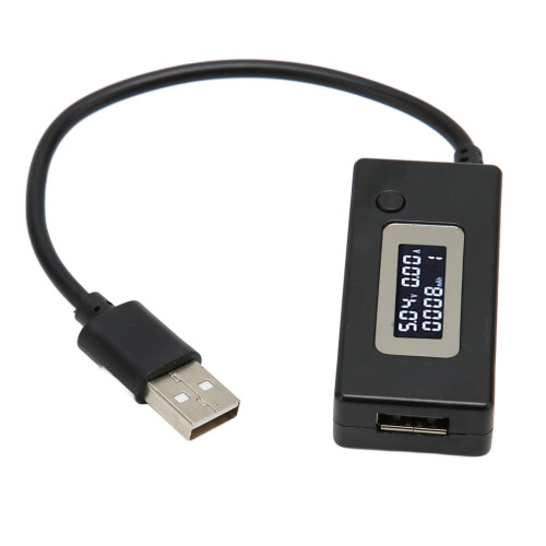 Δοκιμαστής μετρητή ισχύος USB με υψηλή ακρίβεια ρεύματος και θήκη EVA για καλώδιο 2