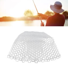 Foldable Fly Fishing Net 47cm Rubber Landing Bag White