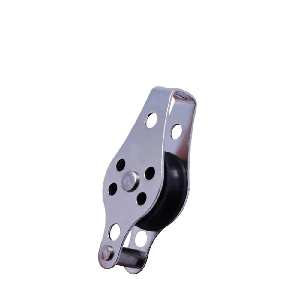 5Pcs 60Mm Stainless Steel 316 Pulley Blocks With Nylon Sheave Compatible With 2Mm To 8Mm Rope Single Lashing Eye 6085Pcs 9426802558227