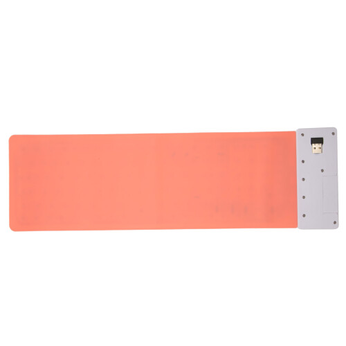 Silicone 107-Key Waterproof Dustproof Foldable Wireless Keyboard & Soft Silicone Silent Design 2
