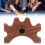 Walnut Pool Cue Bridge Head, Wooden Billiards Accessory for Table Game 1