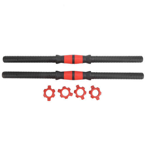 Durable 50cm Dumbbell Handles with 4 Nuts Ideal for Weight Training 1