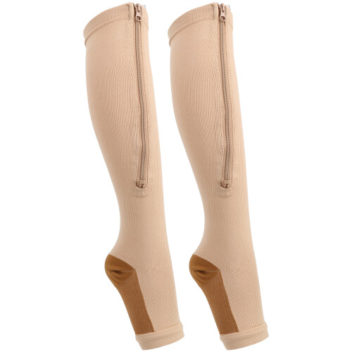 Compression Socks, Varicose Veins Support, Edema Relief (1 Pair, S/M Size) 1