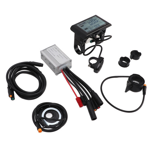 Electric Bike Conversion Kit 15A Controller S900 LCD Waterproof 36V/48V