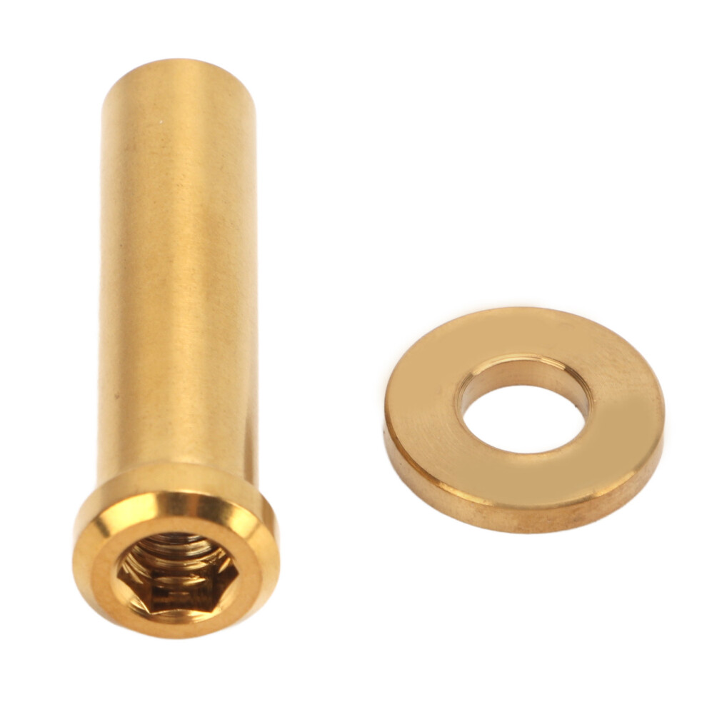 Titanium Alloy Road Bike C Clamp Nuts M6x30mm Gold Antioxidant 9341374833070