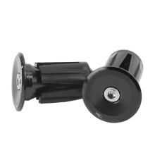 2pcs Aluminium Handlebar End Plugs for Mountain & Road Bikes Black