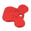 Aluminum Alloy Bear Shape Front Fork Protector for Folding Bike Red 15