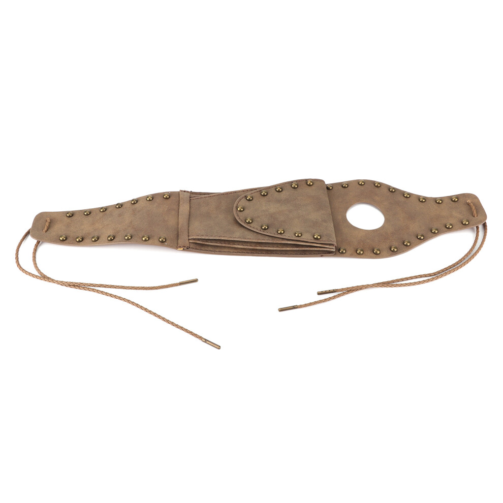 Motorcycle Fuel Tank Cover Bag Pu Leather For Xl 883 1200 48 Rivets Bronze 9351379026162