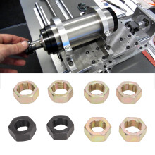8pcs Axle Spindle Rethreading Tool Set Carbon Steel Universal