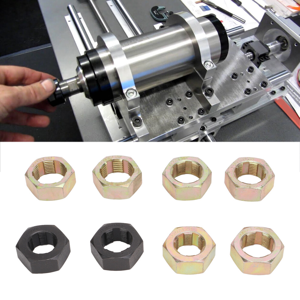 8Pcs Axle Spindle Rethreading Tool Set Carbon Steel Universal 9301375268882