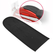 Motorrad Kotflügel Schutz aus schwarzem Leder für XL 883 1200 48 Fender