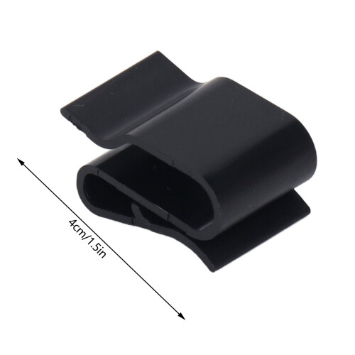 Solar Panel Cable Clips 100Pcs PA66 Plastic Insulation Wire Fixers 1
