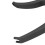 ABS Quick Release Electric Guitar Capo Set with 5 Picks, Black 7