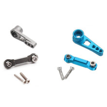 2 Set 25T Servo Arm Horn Servo Pull Rod for A959 A959-B A949 A969 A979 RC Car Upgrade Parts,Grey &