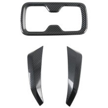 Car Front Water Cup Holder Protector Frame Cover Trim with Car Center Console Instrument Panel Decor Cover Trim