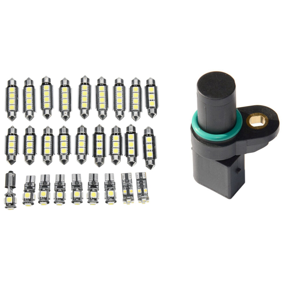 27Pcs In-Car Led Kit For - E-Class W211 02-08 With Crank Angle Sensor For 3 Series E46 01-05 Light 6033836478990