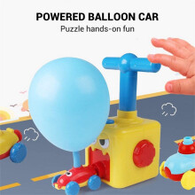 Ballonbetriebenes Auto DIY-Wissenschaftsspielzeug - Zufällige Farbe