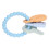 Hellblaues Silikon-Baby-Teether-Armband 12,5 cm 9
