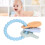 Hellblaues Silikon-Baby-Teether-Armband 12,5 cm 1