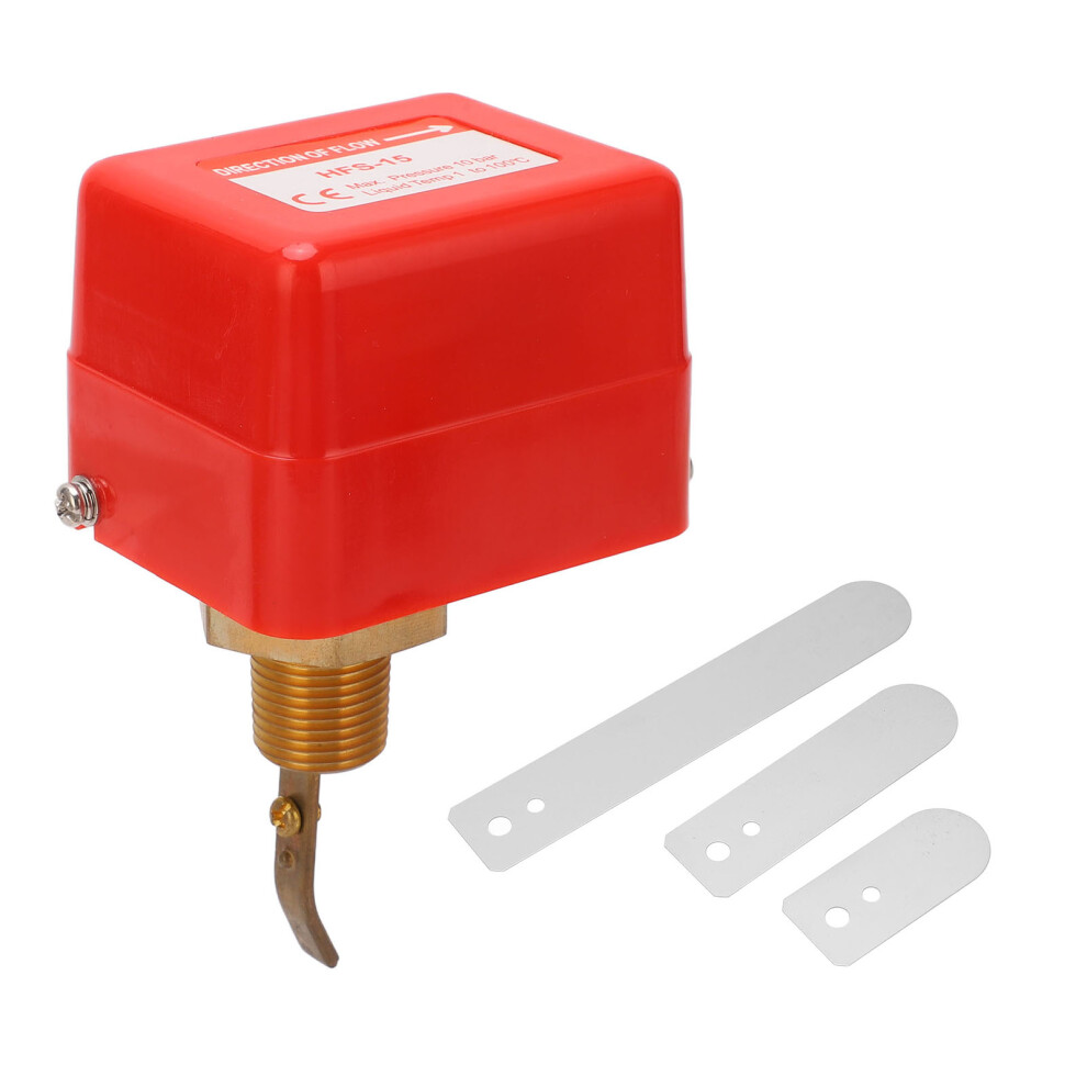 Brass Water Flow Switch Spdt 15A 220Vac Dn15 For Hvac 9331372437387