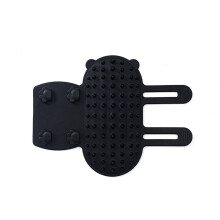 Brosse à gratter d'angle pour chats, peigne de Massage pour-Noir