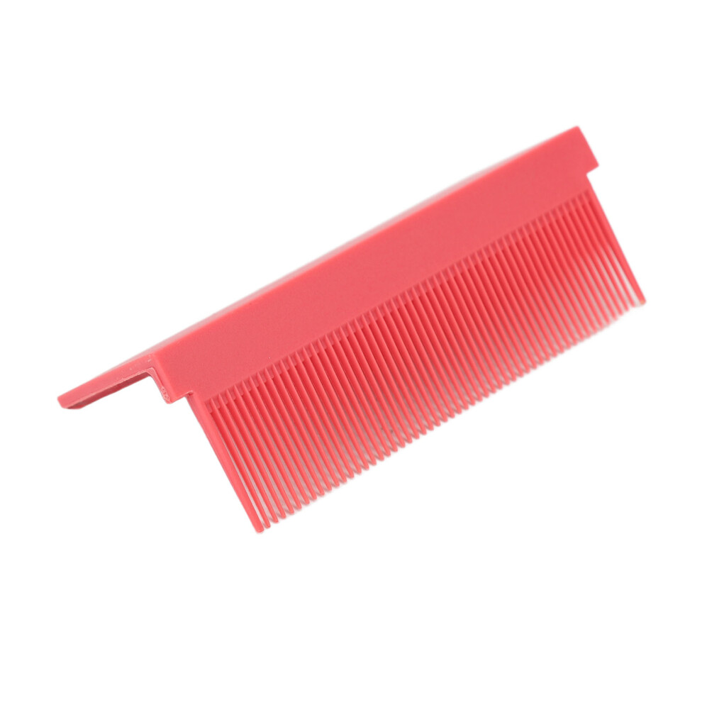 Carbon Fiber Hair Comb for Electric Hair Straightener, Pink, 9.2x3x3cm