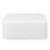 White Large Capacity PP Storage Basket with Handle, Durable Plastic Container 8