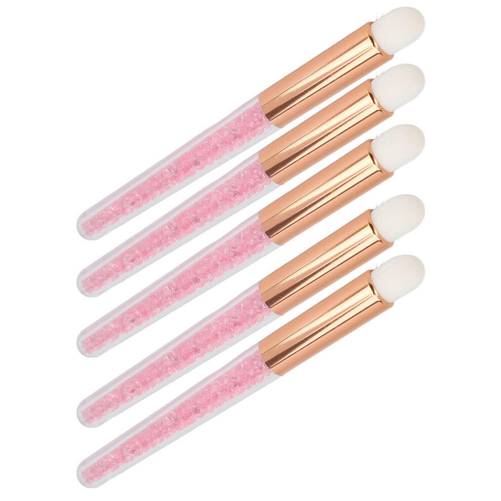 5 stÃ¼cke Glitter Kristall Lippenpinsel Rundkopf