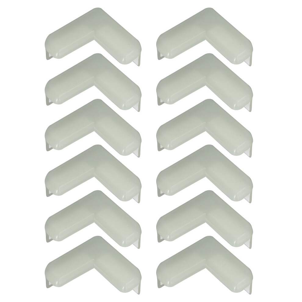 12pcs Glow Silicone Corner Guards for Baby Kids Furniture Protection