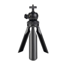 Trípode de Escritorio para Teléfono Móvil con Cabezal Esférico de 360 Grados, Portátil para DSLR, para , Teléfonos Inteligentes, Color Negro