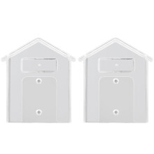 Trådlös Dörrklocka Vattentätt Lock Transparent Plast Regnskyddsskydd Dörrklocka Skyddsöverdrag