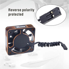 SURPASS HOBBY 2PCS Motor Cooling Fan 40mm RC Model Heatsink 16000RPM ESC Cooling Fan for 1/10 1/8 RC Car Models A