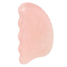 Portabler Rosenquarz-Massage Stein zur Müdigkeitslinderung, Akupunktur & Gua Sha