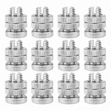 12 Pieces Split Bolt Joint Clamp Wire Connector Electrical Fence Connector Aluminium Alloy for Multiple Electric Fence