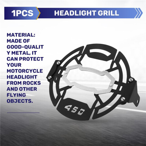 Motorcycle Accessories Headlight Grill Lampshade Modified Net Lamp Shell for Himalayan 450 Guerrilla 450 1