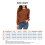 Damen Rust Rundhals-Pullover, Lässig, Locker, Saum, Langärmelig, Puffärmel, Pullover, Top, S 4