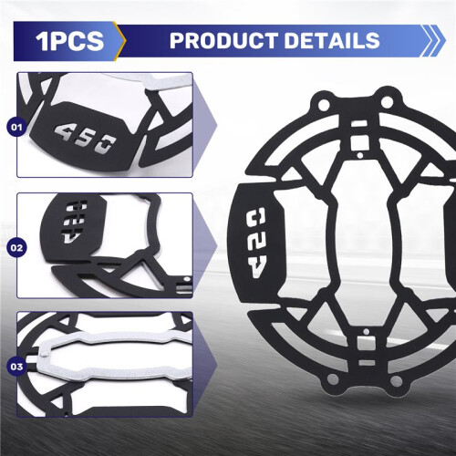 Motorcycle Accessories Headlight Grill Lampshade Modified Net Lamp Shell for Himalayan 450 Guerrilla 450 2