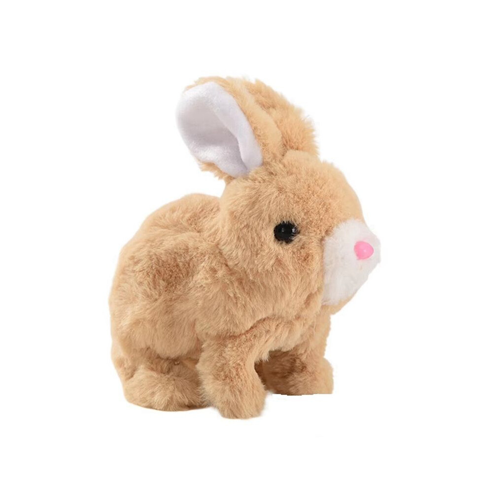Easter Plush Toy Easter Electronic Interactive Toy Bunnies Can Walk And Talk With Sounds And Movements For Gift Yellow 6032445606800