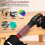 Drum Sander Set,Rubber Sanding Drum for Drill 4-1/2inch X 1-1/2inch, Spindle Sander Adapter for Power Drill 2