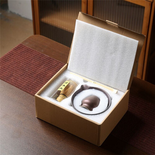 Matcha Tea Set Includes Matcha Bowl with Spout Ceramic Matcha Tool Kit 2