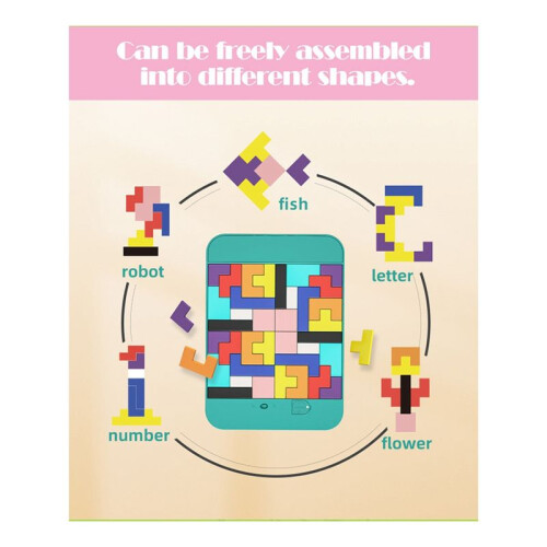 3 in 1 Multifunctional Drawing Board Russian Square Set for Kids Erasable Graffiti Board for Learning & Creativity 2