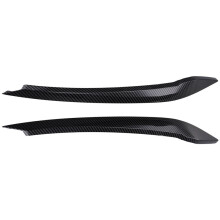 Car Headlight Eyebrow Molding Trim Sticker for 2019-2022 Lamp Eyelids Decorative Strips Lid Cover,C