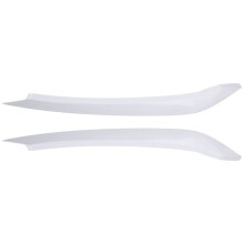 Car Headlight Eyebrow Molding Trim Sticker for 2019-2022 Lamp Eyelids Decorative Strips Lid Cover,B