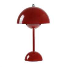 Mushroom Flower Bud Rechargeable LED TableLamp Desk Night for Bedroom Dining Touch Night Light Simple ModernDecoration A