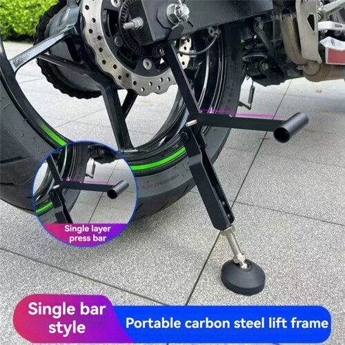 Motorcycle Kickstand Wheel Support Side Stand Repair and Maintenance Parking Support Tool Folding Single-Arm 1