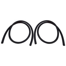 1Pair Car Rear Door Seal 1090509-00-D 1090508-0-D for Model 3 2017-2022 Door Sealing Rubber Waterproof Strips