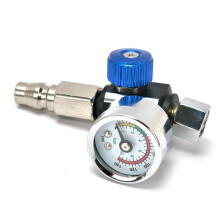 Valvola di Regolazione del Compressore D'Aria con Manometro, per un Controllo Preciso In Utensili Pneumatici/Ad Aria Compressa con Connettore PF20