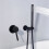 Wall Mounted Hot and Cold Water Showerhead Shower Set Shower Set Silver 6