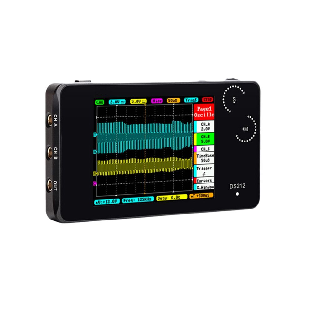 Ds212 Digital Oscilloscope 2 Channels 10Msa/S Max Sampling Rate Handheld Osciloscopio For Car Repairing 4712830993075