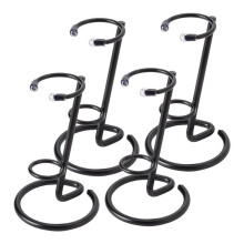 Kristallstab, Sechseckige Säulenbasishalterung, Kugelhalterung, Geschnitzte Kunst und Handwerk, Retro-Halterung